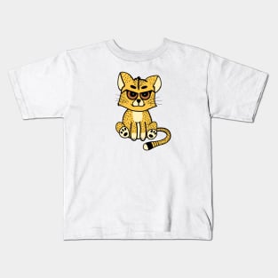 Determined Cheetah (Small Print) Kids T-Shirt